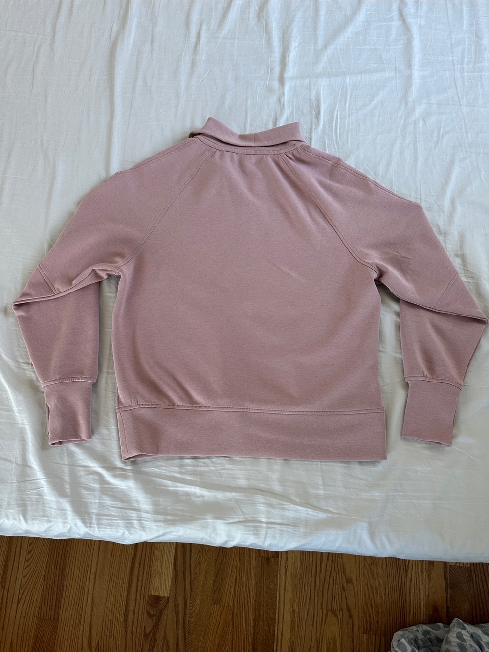 NWOT - North River Quarter-Zip Pullover - Dusty Pink - Picture 6 of 8